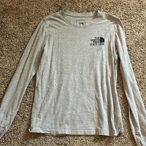 Size Small Grey North Face Long Sleeve